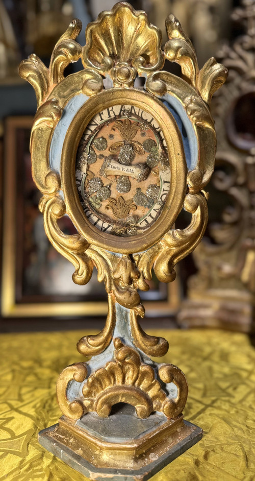 Monstrance Reliquaire Sainte Lucie - XVIIIe 