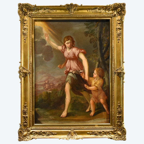 Der Schutzengel, Ciro Ferri (Rom, 1634 - Rom, 1689) Follower Von