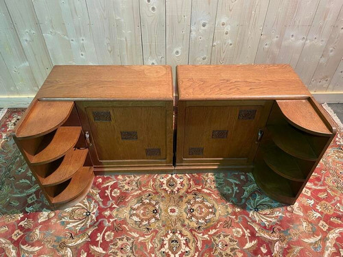 Paire de tables de chevets époque Art Déco