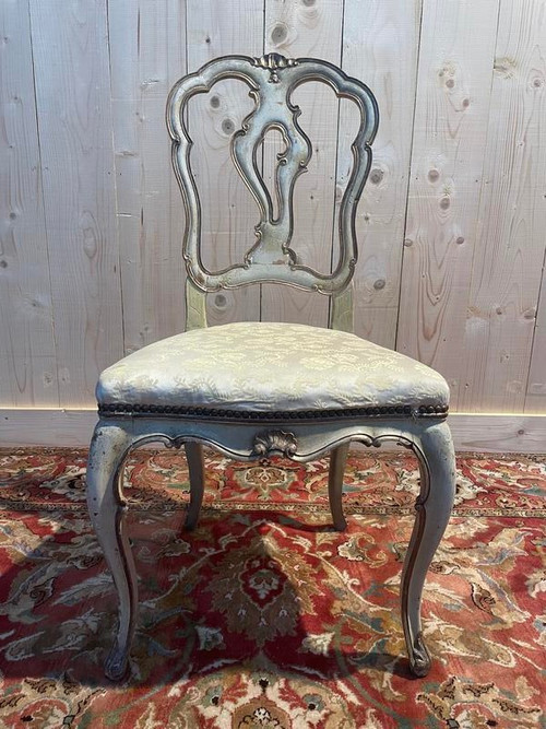 Set of 6 Louis XV Venetian chairs