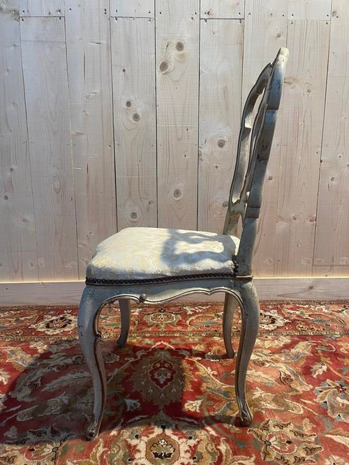 Set of 6 Louis XV Venetian chairs