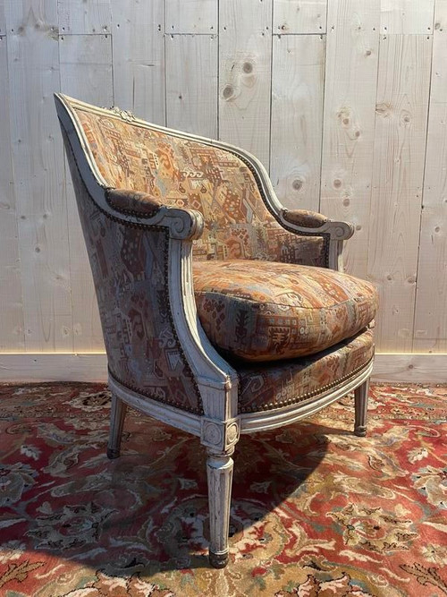 Bergère gondole de style Louis XVI