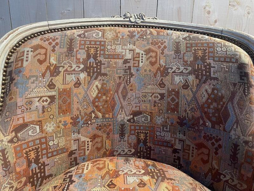 Bergère gondole de style Louis XVI