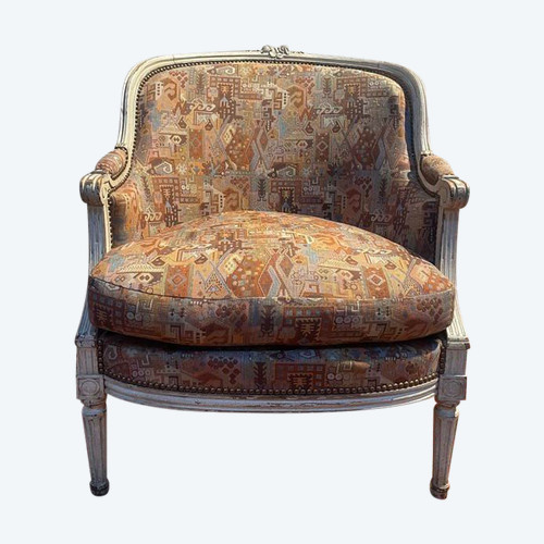 Bergère gondole de style Louis XVI