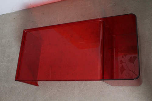 Kartell 1980 "Usame "design Patricia Urquiola table basse.  Mes 85 x 41 . h 28