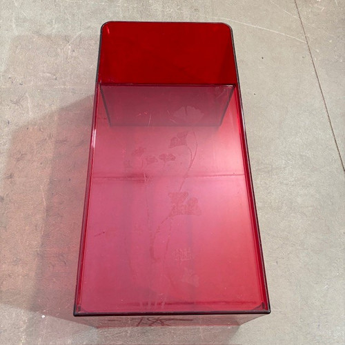 Kartell 1980 "Usame "design Patricia Urquiola table basse.  Mes 85 x 41 . h 28