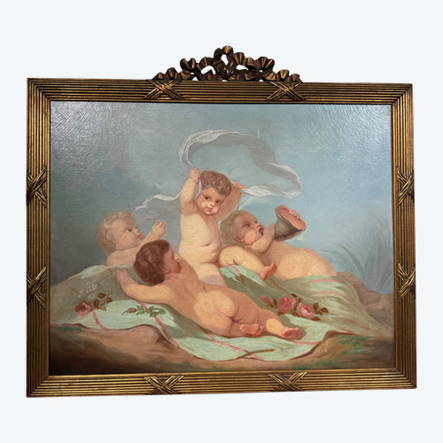 Grande quadro HST con putti