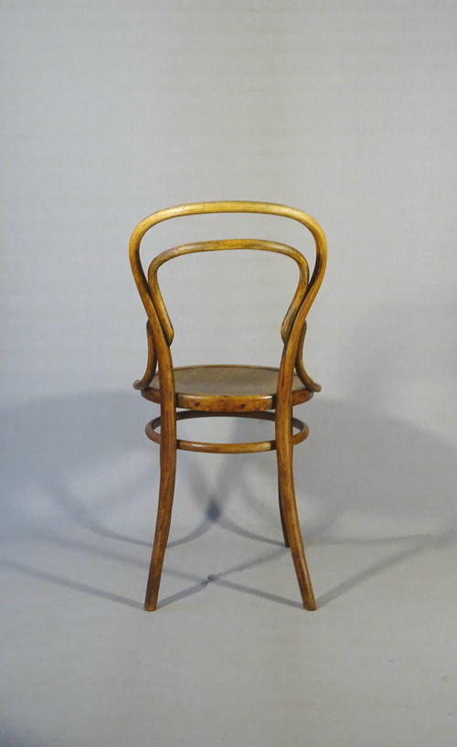 2 Bistro chairs N°14 by FUCHS & FREUD- Bielitz-Austria circa 1890, Thonet no.