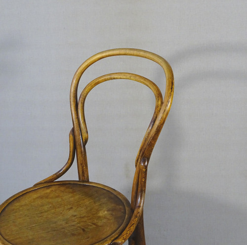 2 Bistro chairs N°14 by FUCHS & FREUD- Bielitz-Austria circa 1890, Thonet no.