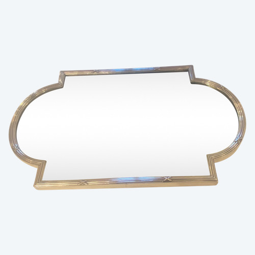 table centrepiece in silver-plated metal