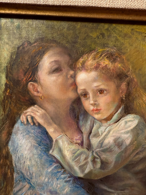 ÖL auf Leinwand Lucien Philippe MORETTI