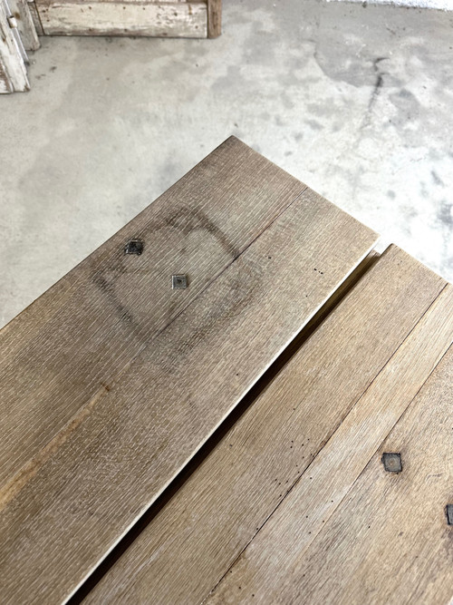 Table de milieu en chêne 20e siècle 