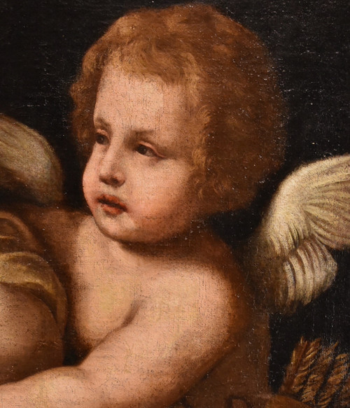 Vénus Désarmant l'Amour, Benedetto Gennari (Cento, 1633 - Bologne, 1715) Attribuable à 