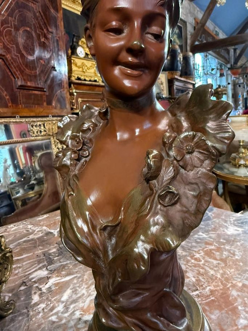 FIREPLACE SET BRONZE V. BRUYNEEL