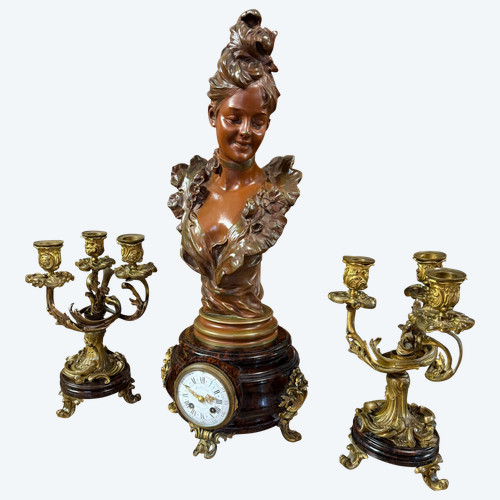 FIREPLACE SET BRONZE V. BRUYNEEL