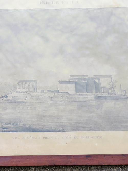 Gravure, Ile De Philae, XIXème Siècle
