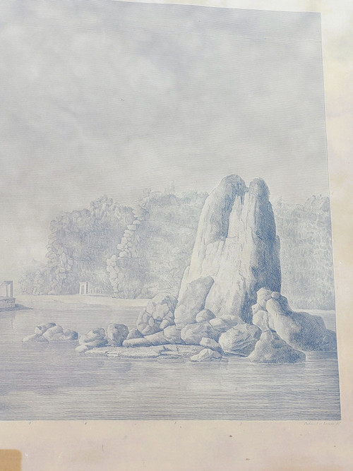 Gravure, Ile De Philae, XIXème Siècle