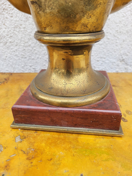 A Carrier, Frauenbüste aus Bronze, Signiert, 19. Jahrhundert