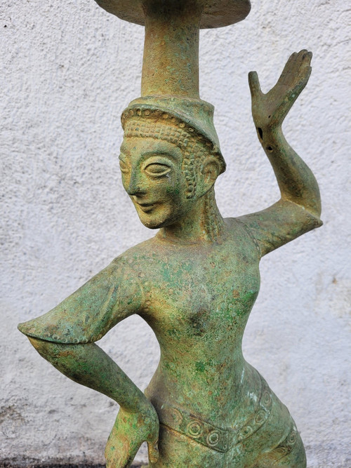 Thymiaterion or Etruscan incense burner, Grand Tour, 19th century
