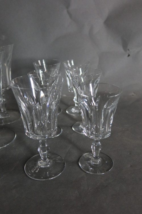 Baccarat crystal glass set Polignac model
