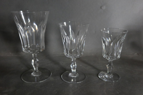 Baccarat crystal glass set Polignac model