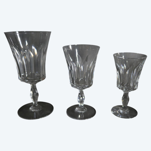 Baccarat crystal glass set Polignac model