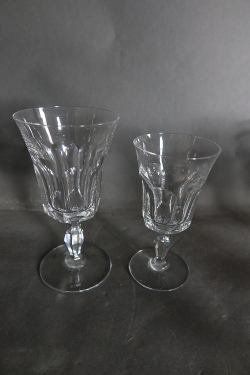 Verres en cristal de Baccarat 22 pièces
