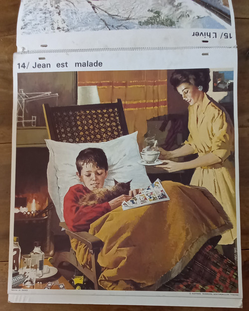 School posters Yves Thos Editions rossignol 1960