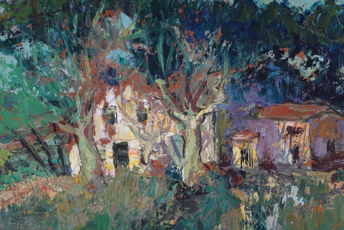 Fernand Van Den BUSCCHE 1892/1975, Landschaft in der Provence, um 1950/60