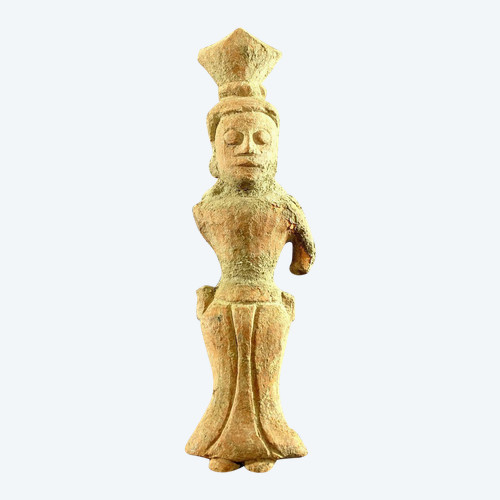 Civilisation De La Vallée De l'Indus, Statuette En Terre Cuite Déesse De La Fertilité.