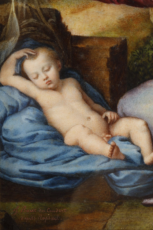 THE VIRGIN AND CHILD WITH LITTLE ST. JOHN, AFTER RAPHAEL (1483-1520)