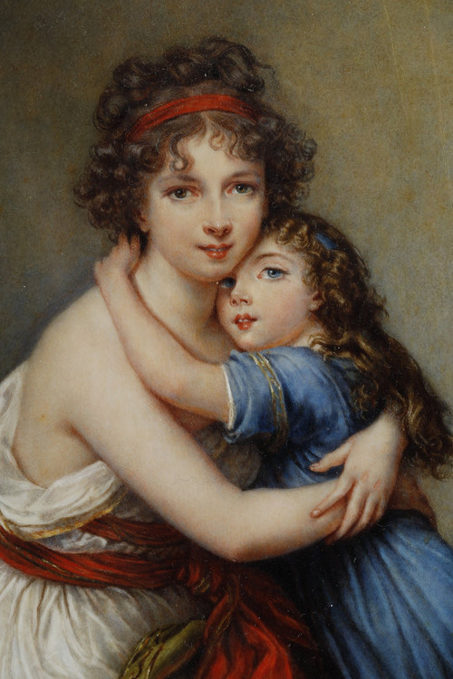 PORTRAIT OF MADAME VIGÉE-LEBRUN AND HER DAUGHTER AFTER ELISABETH VIGÉE-LEBRUN (1755-1842)