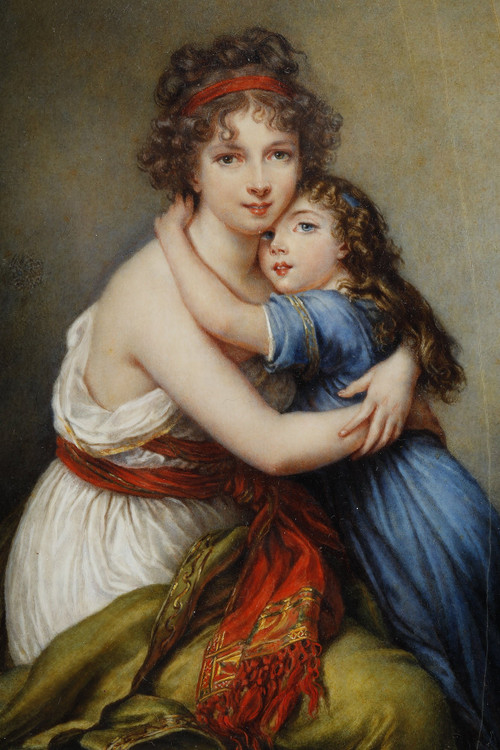 PORTRAIT OF MADAME VIGÉE-LEBRUN AND HER DAUGHTER AFTER ELISABETH VIGÉE-LEBRUN (1755-1842)