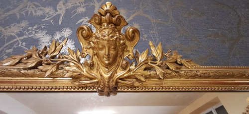 Miroir époque XIX  120 x 128