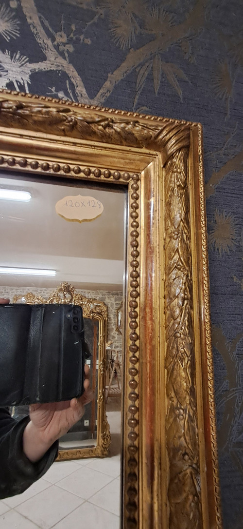 Miroir époque XIX  120 x 128