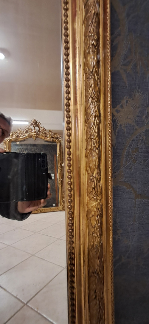 Miroir époque XIX  120 x 128
