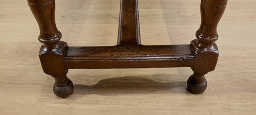 Table de Ferme en Chêne, goût Louis XIV – Milieu XIXe