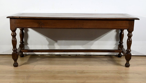 Table de Ferme en Chêne, goût Louis XIV – Milieu XIXe