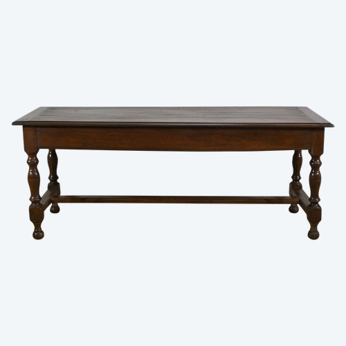 Table de Ferme en Chêne, goût Louis XIV – Milieu XIXe