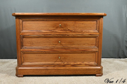Small chest of drawers in Pitchpin - 1930