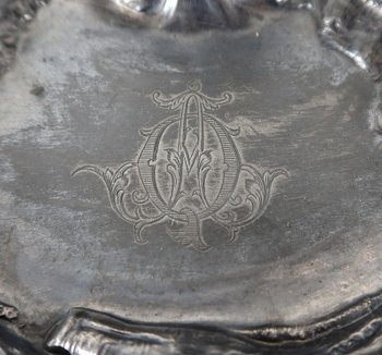  Tintenfass aus Zinn, Jugendstil – um 1900
