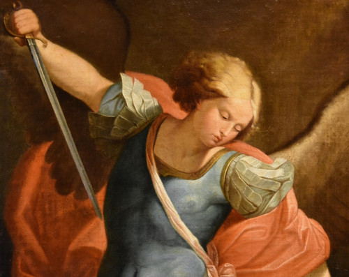 Saint Michael Archangel, Guido Reni (bologna 1575 - 1642) Workshop/follower Of