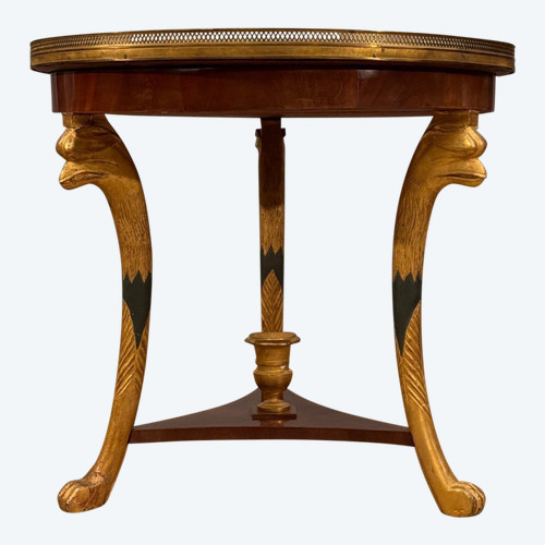 Gueridon Mahagoni Epoche Empire Um 1810