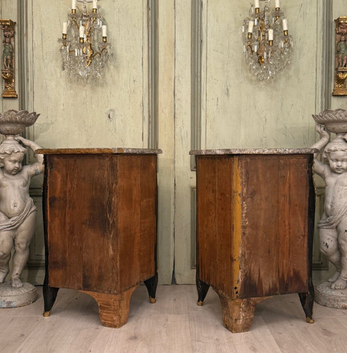 Coppia di cornici in lacca cinese di epoca Luigi XV, circa 1750