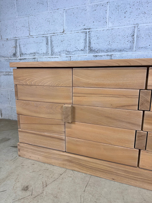 Minimalist sideboard bleached 1980s