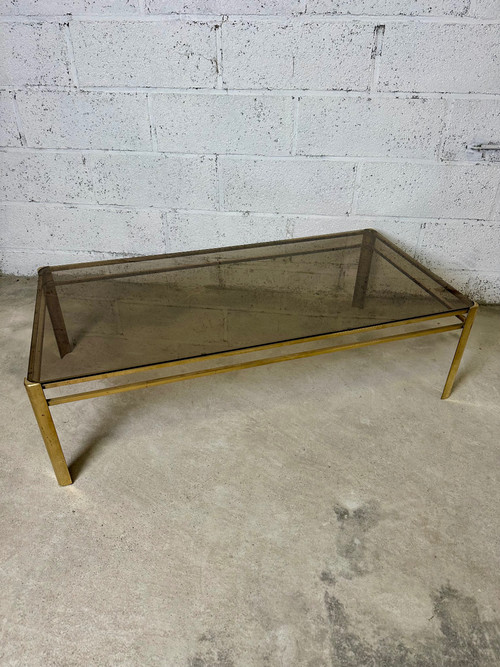 Couchtisch 60er Jahre aus Bronze Jacques QUINET