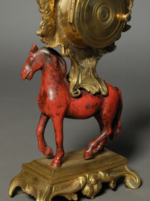 Louis XVI period desk clock