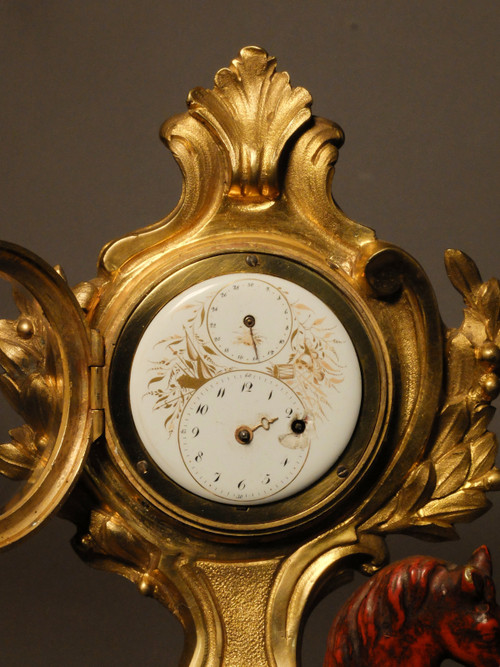 Louis XVI period desk clock