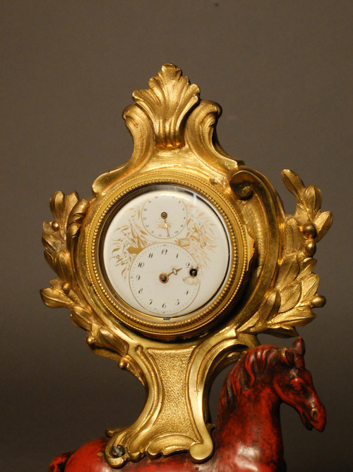 Louis XVI period desk clock