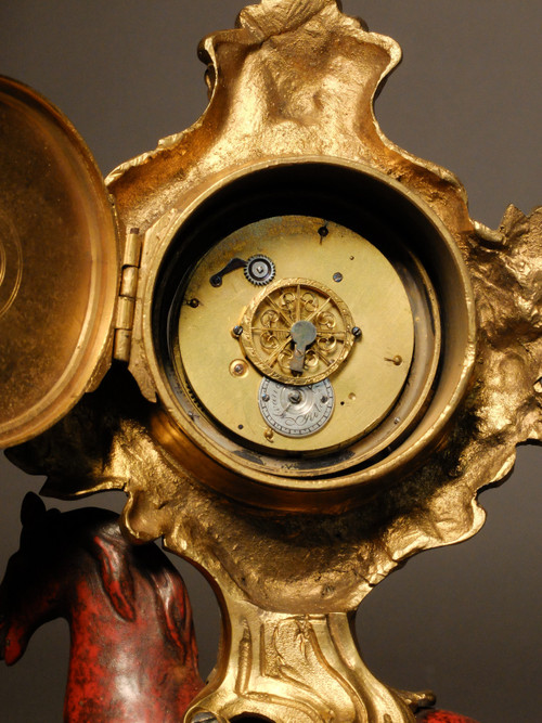 Louis XVI period desk clock